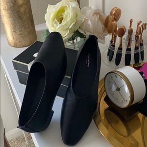 High vamp ballet flats